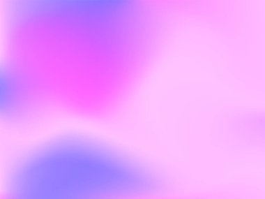 Sanal arkaplan. Pembe, mavi, yeşil renklerde parlak, pürüzsüz, bulanık fütürist desen. Modaya uygun reklam vektörü. Yazdırılmış ürünler için holografik spektrumun yoğun gradyanı,.