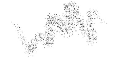 Beyaz arka planda gümüş simli konfeti. Parlak parçacıkların yansıması. Dekoratif unsur. Tasarımınız, kartlarınız, davetiyeleriniz, hediyeleriniz, VIP 'niz için lüks bir arkaplan.