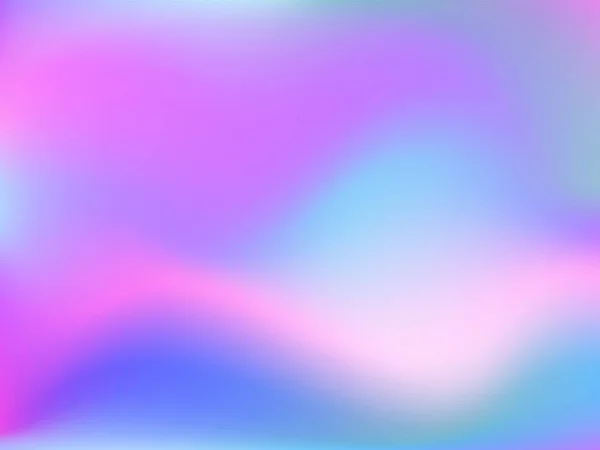 全息背景 明亮光滑的网格模糊了粉色 绿色的未来主义图案 时尚的广告载体 Intensive Gradient Holographic Spectrum Printed Products — 图库矢量图片