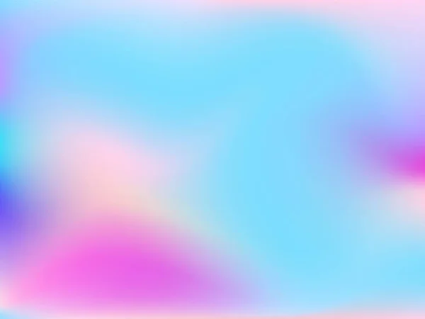 Fundo Holográfico Malha Lisa Brilhante Borrada Padrão Futurista Rosa Azul — Vetor de Stock