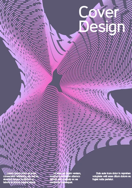 Plantilla Diseño Moderno Plantilla Futurista Futura Con Formas Actuales Abstractas — Vector de stock