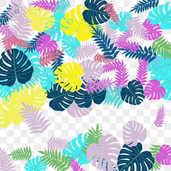 Motif Tropical Vectoriel Tendance Grand Design Pour Tous Les Usages — Image vectorielle