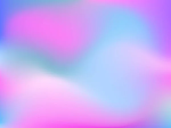 Holografisk Baggrund Lyse Glat Mesh Sløret Futuristisk Mønster Pink Blå – Stock-vektor