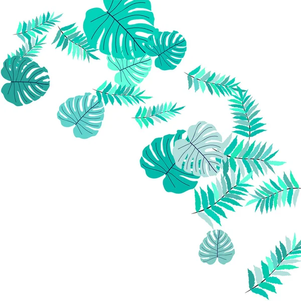 Motif Tropical Vectoriel Tendance Grand Design Pour Tous Les Usages — Image vectorielle