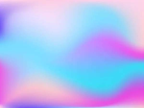 Fondo Holográfico Patrón Futurista Difuminado Malla Lisa Brillante Colores Rosa — Vector de stock