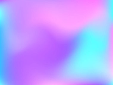 Sanal arkaplan. Bulanık geleceksel deseni olan parlak, pürüzsüz bir ağ. Moda reklam vektörü. Yazdırma ürünleri için yoğun holografik spektrum gradyanı,.