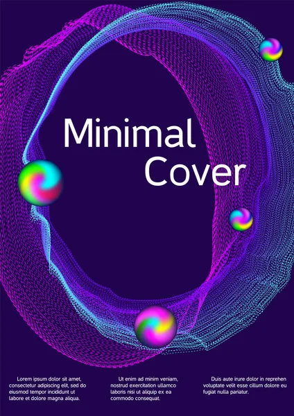 Konstnärlig Omslagsdesign Kreativa Flytande Färger Bakgrunder Kreativt Ljud Bakgrund Med — Stock vektor