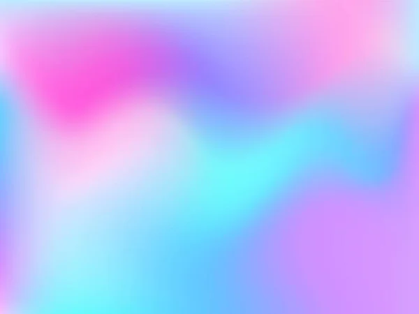 Holographischer Hintergrund Helles Glattes Mesh Mit Einem Verschwommenen Futuristischen Muster — Stockvektor