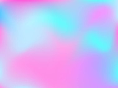 Sanal arkaplan. Bulanık geleceksel deseni olan parlak, pürüzsüz bir ağ. Moda reklam vektörü. Yazdırma ürünleri için yoğun holografik spektrum gradyanı,.