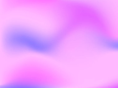 Sanal arkaplan. Pembe, mavi, yeşil renklerde parlak, pürüzsüz, bulanık fütürist desen. Modaya uygun reklam vektörü. Yazdırılmış ürünler için holografik spektrumun yoğun gradyanı,.