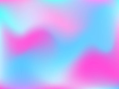 Sanal arkaplan. Bulanık geleceksel deseni olan parlak, pürüzsüz bir ağ. Moda reklam vektörü. Yazdırma ürünleri için yoğun holografik spektrum gradyanı,.