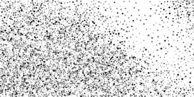  Beyaz arka planda gümüş simli konfeti. Lüks şenlik geçmişi. Dekoratif unsur. Tasarım elementi. Vektör illüstrasyonu, EPS 10. 