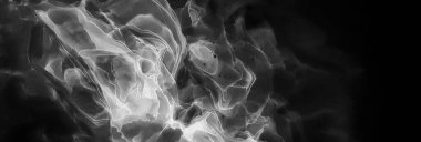 Boho monokrom mürekkebi için sıvı. Soluk Psikedelik Düzen. Tekstil tasarımı için gri tonlu suluboya ile modern illüstrasyon. Gümüş lekeli yüzey. Soyut yazdırma.