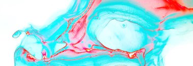 Sihirli peri tasarımlı, mavi, pembe, mavi renkli güzel bir karikatür. Parlak resim. Çizgi film duvar kâğıdı. Zarif dekorasyon.