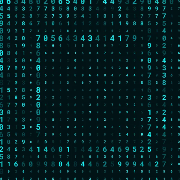 디지털 디자인을 현대적 디자인 배경에 숫자에 기술적 해커의 개념에 컴퓨터 — 스톡 벡터