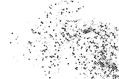 Noktalı yarım ton. Vektör. Posterler, web siteleri, web sayfaları, kartvizitler, kartpostallar, iç tasarım için modern arka plan. Punk, pop, grunge in vintage style Minimalizm