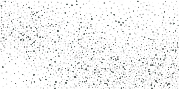 Brillance Argentée Confettis Sur Fond Blanc Illustration Une Goutte Particules — Image vectorielle