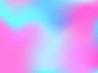 Sanal arkaplan. Bulanık geleceksel deseni olan parlak, pürüzsüz bir ağ. Moda reklam vektörü. Yazdırma ürünleri için yoğun holografik spektrum gradyanı,.