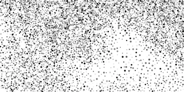Splendore Argento Coriandoli Uno Sfondo Bianco Illustrazione Una Goccia Particelle — Vettoriale Stock