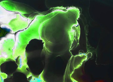 Suluboya girdap. Organik ince tuval. Arka planda güzel bir duman soyutlaması. Alkol mürekkebi. Soyut Ruhsal Akışkan.