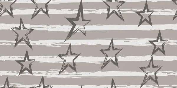 塗装された星のグランジストライプ 簡単よ ファッション水彩ストライプデザイン 手描きの線を水彩風に描く テキスタイルデザイン ラッパー カバー — ストックベクタ