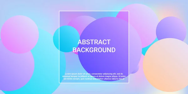 Gradients Forme Boule Fond Abstrait Futuriste Gradient Lumineux Illustration Vectorielle — Image vectorielle