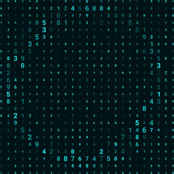 디지털 디자인을 현대적 디자인 배경에 숫자에 기술적 해커의 개념에 컴퓨터 — 스톡 벡터