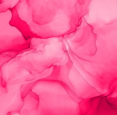 Kadın alkol mürekkebi. Kız için yumuşak bir arka plan. Modern bir kavram. Pembe tatil parşömeni. Pembe Eğlence Akışı. Şarap kadın alkol mürekkebi. 