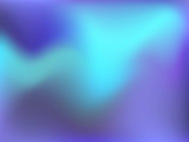 Sanal arkaplan. Bulanık geleceksel deseni olan parlak, pürüzsüz bir ağ. Moda reklam vektörü. Yazdırma ürünleri için yoğun holografik spektrum gradyanı,.