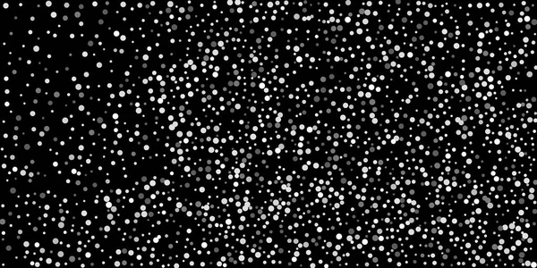 Zilverkleurige Confetti Een Zwarte Achtergrond Luxe Feestelijke Achtergrond Decoratief Element — Stockvector