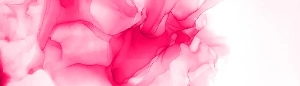 女性のアルコールインク 女の子のための優しい背景 現代的な概念 ピンクの休日の羊皮紙 ピンク ファン フロー ワイン女性アルコールインク — ストック写真