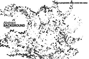 Noktalı yarım ton. Vektör. Posterler, web siteleri, web sayfaları, kartvizitler, kartpostallar, iç tasarım için modern arka plan. Punk, pop, grunge klasik tarzda. Minimalizm.