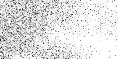 Beyaz arka planda gümüş konfeti noktası. Lüks arkaplan.