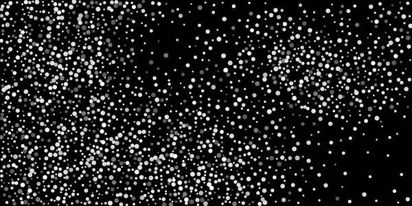 Glitter Confetti Prata Fundo Preto Fundo Festivo Luxo Elemento Decorativo — Vetor de Stock