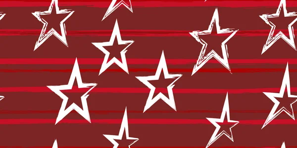 Цветные Полоски Звезды Проще Простого Модный Акварельный Полосатый Дизайн Ручные — стоковый вектор
