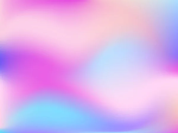 Fondo Holográfico Patrón Futurista Difuminado Malla Lisa Brillante Colores Rosa — Vector de stock