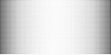 Noktalı yarım ton. Vektör. Posterler, web siteleri, web sayfaları, kartvizitler, kartpostallar, iç tasarım için modern arka plan. Punk, pop, grunge in vintage style Minimalizm