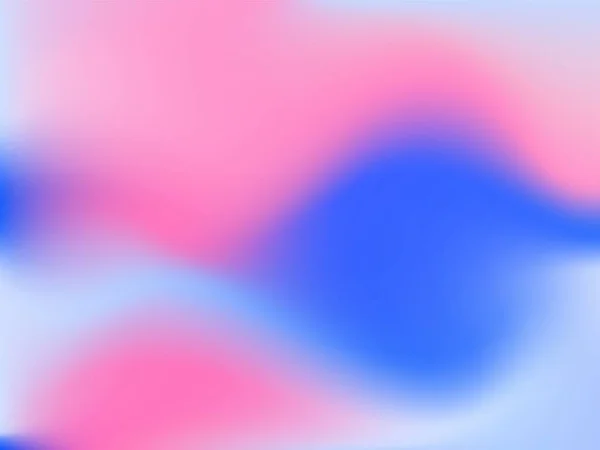 Fundo Holográfico Malha Lisa Brilhante Borrada Padrão Futurista Rosa Azul — Vetor de Stock