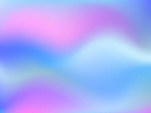 Holografische Achtergrond Helder Glad Gaas Wazig Futuristisch Patroon Roze Blauwe — Stockvector