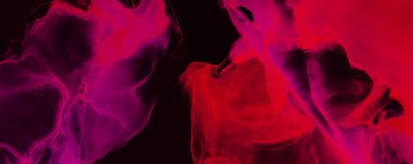 Suluboya girdap. Organik ince tuval. Arka planda güzel bir duman soyutlaması. Alkol mürekkebi. Soyut Ruhsal Akışkan.