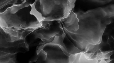 Tek renkli Alkol Mürekkebi. Duman dokusu. Dekorasyon tasarımı için gri tonlu suluboya ile klasik çizim. Modern sanat. Gümüş lekeli yüzey. Soyut yazdırma.