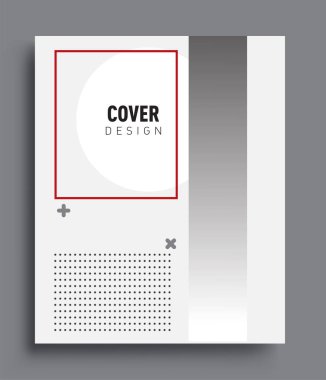 Minimalist tasarım, yaratıcı kavram soyut geometrik desen tasarımı siyah beyaz arkaplan. Pankartlar, broşürler, posterler, kapaklar ve afişler için uygulanabilir.