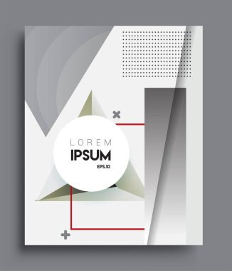 Minimalist tasarım, yaratıcı kavram soyut geometrik desen tasarımı siyah beyaz arkaplan. Pankartlar, broşürler, posterler, kapaklar ve afişler için uygulanabilir.