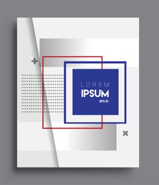 Minimalist tasarım, yaratıcı kavram soyut geometrik desen tasarımı siyah beyaz arkaplan. Pankartlar, broşürler, posterler, kapaklar ve afişler için uygulanabilir.