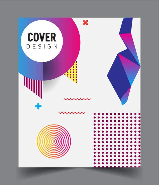 Abstract Geometric Pattern Design Background Vector Templates Modern Design Cover — Stok Vektör