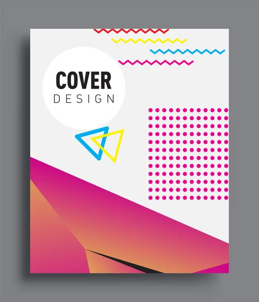 Abstract Geometric Pattern Design Background Vector Templates Modern Design Cover — 图库矢量图片