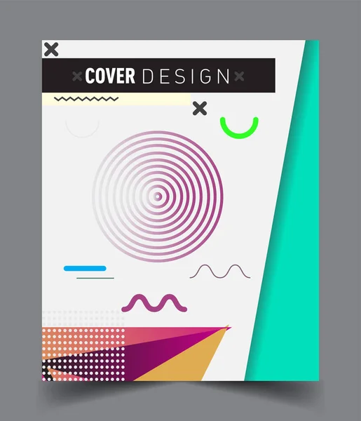 Abstrakte Geometrische Mustergestaltung Und Hintergrund Vektorvorlagen Für Modernes Design Cover — Stockvektor