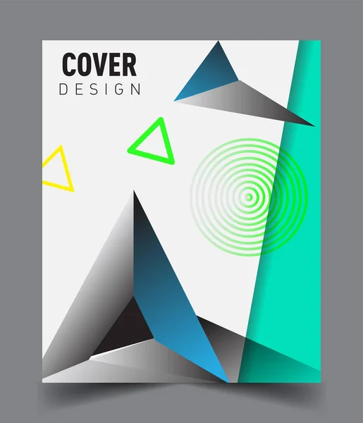 Abstract Geometric Pattern Design Background Vector Templates Modern Design Cover — Stockvector