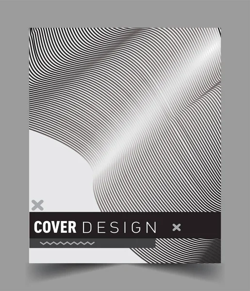Résumé Géométrique Fond Motif Ligne Pour Conception Couverture Brochure Entreprise — Image vectorielle
