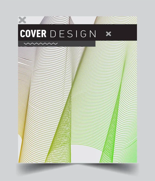 Abstrakte Geometrische Linienmuster Hintergrund Für Business Broschüren Cover Design Bunt — Stockvektor